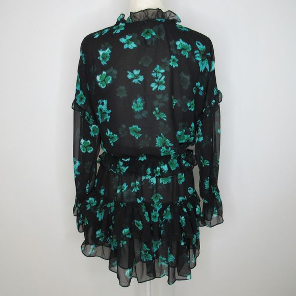 MISA Los Angeles Lolita Dress Emerald Green Floral - Picture 4 of 6